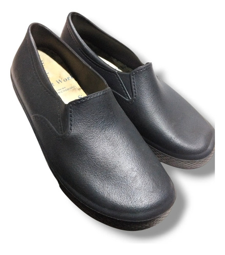 Sapato Soft Works Tamanho 36 Enfermagem Cozinha Preto Lisa 36 Br