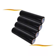 Film Strech Rollo Alusa Negro 250m X4 Rollos