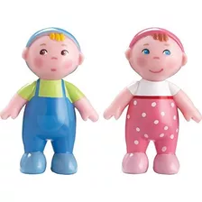Haba Little Friends Babies Marie & Max - Figuras De Juguete 