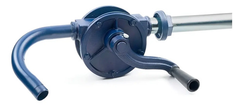 Bomba Rotativa Manual Bremen Trasvase Aceite 200 Lts Azul Oscuro 50 Hz Monofásica