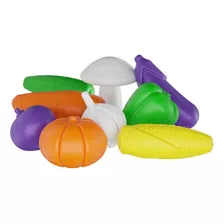 Comidinha De Brinquedo Legumes Infantil Kit Cozinha 9 Peças Cor Colorido