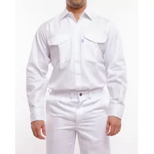 Camisa De Trabajo Ombu Blanca 50 Al 54 I3