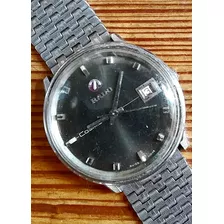 Rado Cosmic Automatic 35 Mm. Cuadrante Negro Reloj 1960