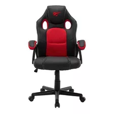 Cadeira Gamer Havit Gaming Series Gc939 - Preto + Vermelho Material Do Estofamento Couro Sintético
