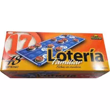 Loteria Familiar Bisonte Fichas De Madera - Dgl Games