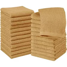 Utopia Towels Juego De Paños De Algodón Beige - Paquete De 2