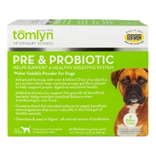 Tomlyn Polvo Pre Y Probiotico Para Perros, 30 Unidades