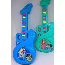  Guitarra Mágica Pequena Sereia De Brinquedo 8 Musicas 