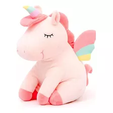 Peluche De Unicornio Alas De Arcoíris Cute Importado X1