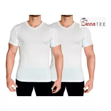 2 Pack Camisetas Inteligente Anti Sudor Seca Tee Sudoración