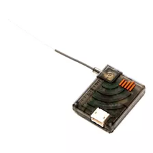 Spektrum Dsmx Remote Rc Receiver Con Antena Posicionable De 2 Vias Y 24, Extension, Negro