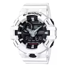 Relógio Casio Masculino G-shock Anadigi Branco Original 