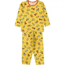 Kit Com 5 Pijamas Infantil Juvenil Menina Menino De Algodão