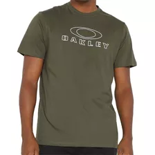 Camiseta Oakley Antiviral Logo Masculina Verde