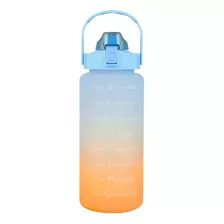 Botella Motivacional Plastica 2litro Sorbete Botellon Trendy