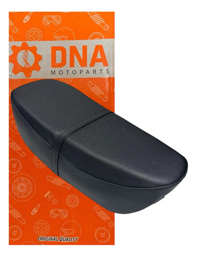 Asiento Zanella Hot 90 Cuero Antideslizante C/zuncho // Dna Negro
