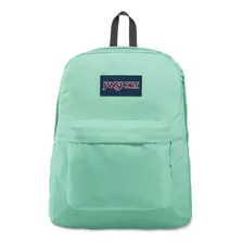 Jansport Mochila Superbreak Plus Fresh Mint 26l Js0a4queew7 Color Verde Claro Diseño De La Tela Liso