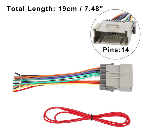 Reproductor De Cd Arnes Cableado Para Gmc Chevrolet Pontiac Foto 3