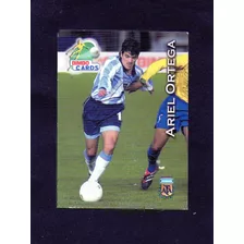 Mundial 2002, Figurita Bimbo Cards, Ortega Argentina Mira!!!