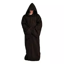 Disfraz Traje De Túnica Para Hombre Jedi Cosplay Talla L