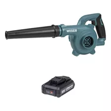 Soprador De Folhas Wesco Ws2942 + 1 Bateria 2ah 18v S/carreg