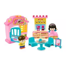 Win Fun Tienda De Café Con Muñecos Similar Little People