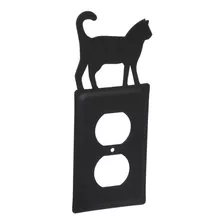 Hierro Cat Outlet Cover - Cubierta De Metal Resistente Para 