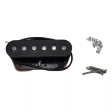 Captador Guitarra Tele Single Ponte Cerâmico Preto Hook