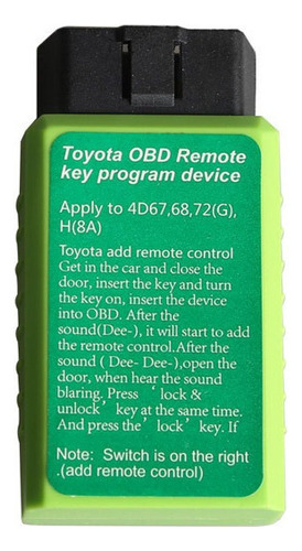 Toyota G/h Chip Programador, Llave Remota Obd, Smart Keymake Foto 5