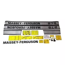 Jogo De Decalque (adesivo) Trator Massey Ferguson 275