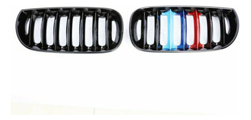 Fit For Bmw X3 2004-2006  Black\u0026m Color Bumper Kidney Gr Ddb Foto 7