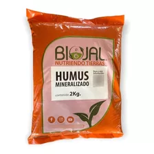 Humus Lombriz 2 Kg Lombricomposta Mineralizada Omri