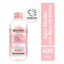 Agua De Rosas Garnier Micelar Desmaqu Suaviza Ilumina 400ml