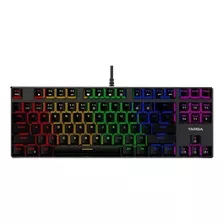 Teclado Gamer Retroiluminado Targa Tg K250m Color Del Teclado Negro Idioma Español Latinoamérica