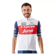 Camiseta De Ciclismo Masculina Equipe Trek-segafredo Santini