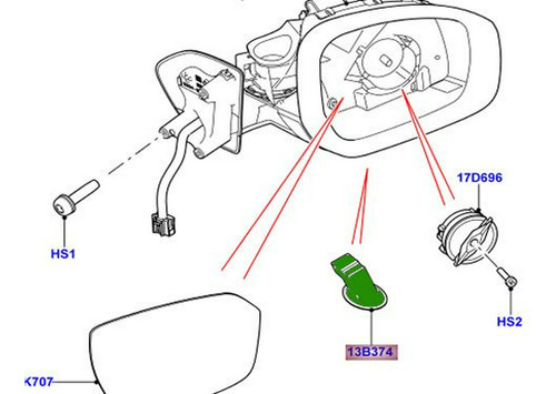Espejo - Land Rover Luz De Aproximacin De Espejo Exterior O Foto 5