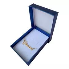 Pingente Feminino De Nome Gramas Em Ouro 18kl/750