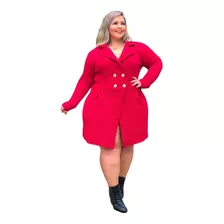 Casaco Sobretudo Plus Size Feminino Tamanho G1 G2 G3 G4 G5