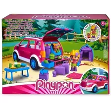 Pinypon Coche Camping Con Figura Y Accesorios