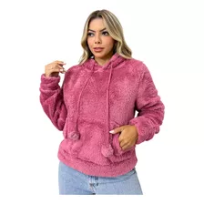 Blusa De Frio Feminina Pelinho Casaco Felpudo Insta Top Luxo