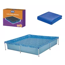 Kit Piscina 1500 Litros + Capa + Forro