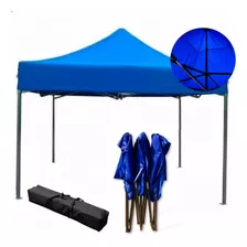 Toldo Plegable Fierro 3x3 Impermeable Con Bolso