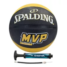 Bola De Basquete Spalding Mvp Oficial + Bomba De Ar !