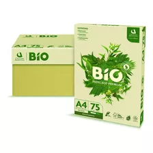 Resma A4 Eco Premiun 500 Hojas 75gr Papel Natural X10unid