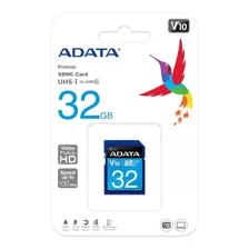 Memoria Sd Adata 32gb Clase 10 Premier Sdxc/sdhc Uhs-i 