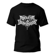 Camiseta Camisa Dsbm Nocturnal Depression Logo