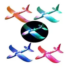 Brinquedo Avião Planador Que Voa De Espuma 50cm Com Led