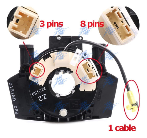 Muelle De Reloj Para Nissan Qashqai J10 Jj10 Pathfinder R51 Foto 2