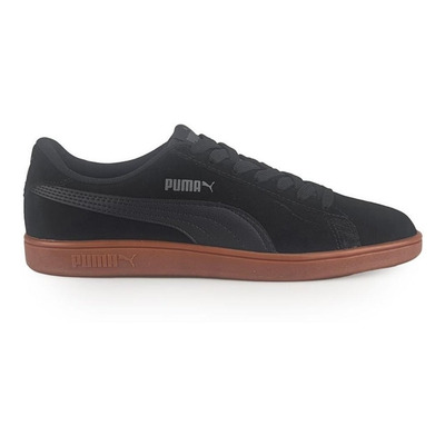 Imagem Tênis Puma Smash V2 Bdp Suede 367147 Preto / Sola Crepe