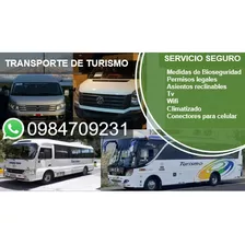 Furgoneta Microbus Y Bus De Alquiler De Turismo Y Amarrillo